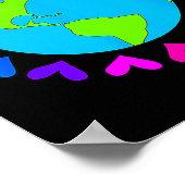 Love Earth Dag 2022 Milieu Activist Planeet Aarde Poster (Hoek)