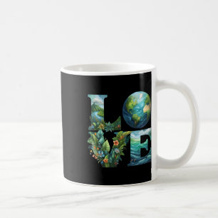 Love Earth Day Planet Natuur 2025 Environmental EC Koffiemok