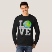 LOVE Earth Earth Day 50th Anniversary 2020 Climate T-shirt (Voorkant volledig)