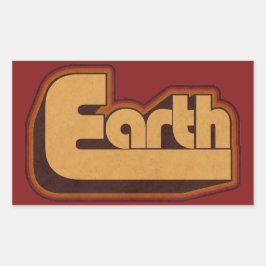 Love Earth Rechthoekige Sticker