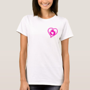 LOVE EARTH (roze) T-shirt