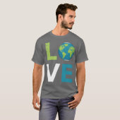 Love Earth World Love and Save friend T-shirt (Voorkant volledig)