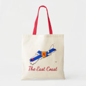 Love East Coast Nova Scotia canvas tas (Voorkant)