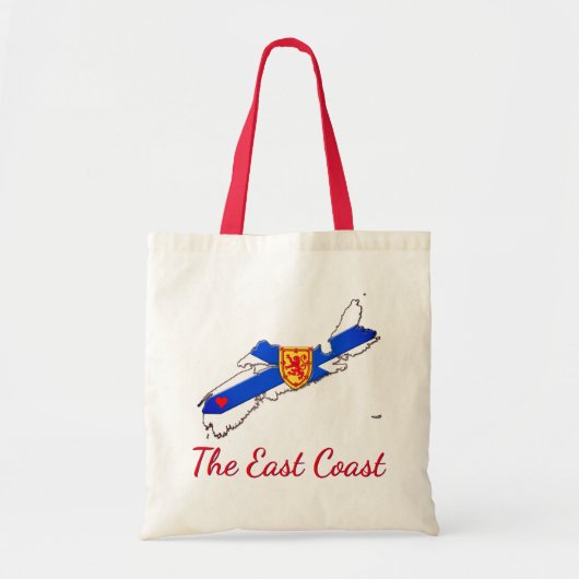 Love East Coast Nova Scotia canvas tas (Voorkant)