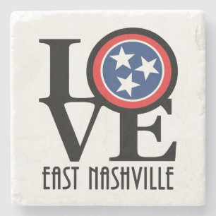 LOVE East Nashville Stenen Onderzetter
