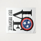 LOVE East Nashville Wandkleed (Voorkant (horizontaal))