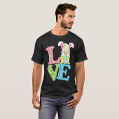 Love Easter Bunny Egg Gnome T-shirt (Voorkant volledig)