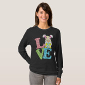 Love Easter Bunny Egg Gnome T-shirt (Voorkant volledig)