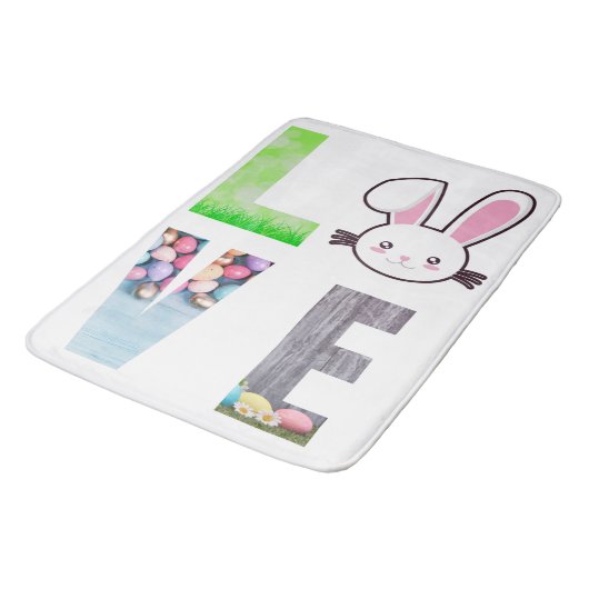 Love Easter - Easter Bunny - Easter Egg Badmat (Gekanteld)