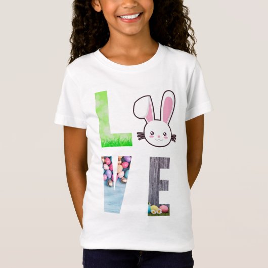 Love Easter - Easter Bunny - Easter Egg T-shirt (Voorkant)