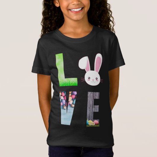 Love Easter - Easter Bunny - Easter Egg T-shirt (Voorkant)