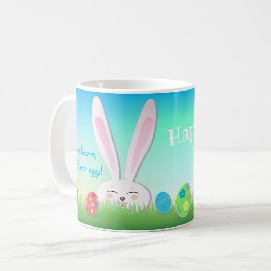 Love Easter, Happy Easter Hunt Bunny Koffiemok (Voorkant links)