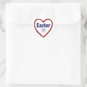 Love Easter Ronde Sticker (Tas)