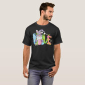 Love Easter with Gnomie Funny Gnome Easter Squad F T-shirt (Voorkant volledig)