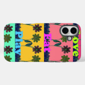 Love Eat Play Art Print Case-Mate iPhone Case (Achterkant (horizontaal))