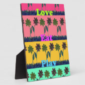 Love Eat Play Art Print Fotoplaat (Zijkant)