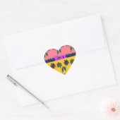 Love Eat Play Art Print Hart Sticker (Envelop)