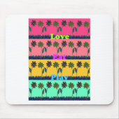 Love Eat Play Art Print Muismat (Voorkant)