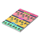 Love Eat Play Art Print Notitieblok (Linkerzijde)