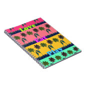Love Eat Play Art Print Notitieboek (Rechterzijde)
