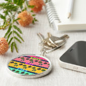 Love Eat Play Art Print Sleutelhanger (Zijkant)