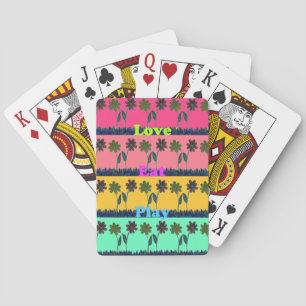 Love Eat Play Art Print Speelkaarten