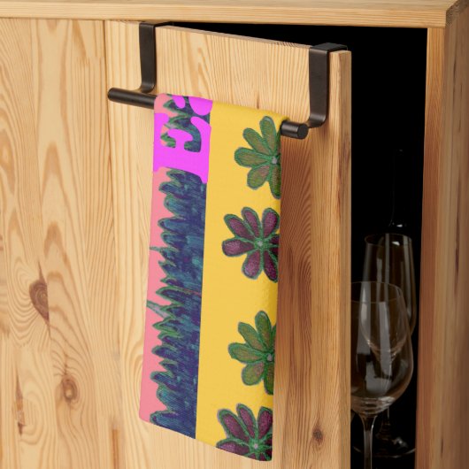 Love Eat Play Art Print Theedoek (Derde Gevouwen)