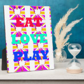 Love Eat Play Heart Hakuna Matata kleuren.png Fotoplaat (Zijkant)