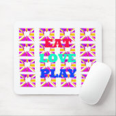 Love Eat Play Heart Hakuna Matata kleuren.png Muismat (Met muis)