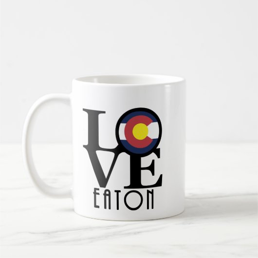 LOVE Eaton Colorado 11oz Koffiemok (Links)