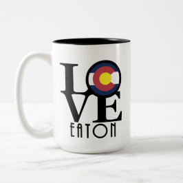 LOVE Eaton Colorado 15oz Tweekleurige Koffiemok