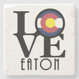 LOVE Eaton Colorado Stenen Onderzetter