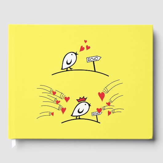 LOVE ECHO - Strips Birds Tweetlercools 1 Gastenboek (Voorkant)