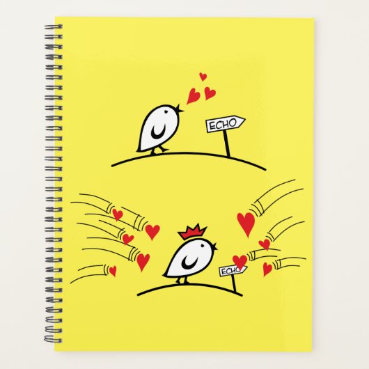 LOVE ECHO - Strips Birds Tweetlercools 1 Planner (Voorkant)