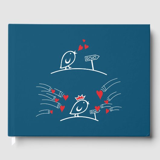 LOVE ECHO - Strips Birds Tweetlercools 2 Gastenboek (Voorkant)