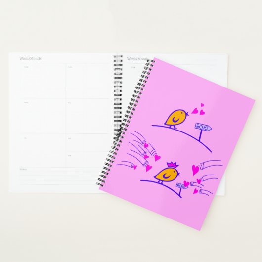 LOVE ECHO - Strips Birds Tweetlercools 3 Planner (Display)