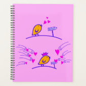 LOVE ECHO - Strips Birds Tweetlercools 3 Planner (Voorkant)