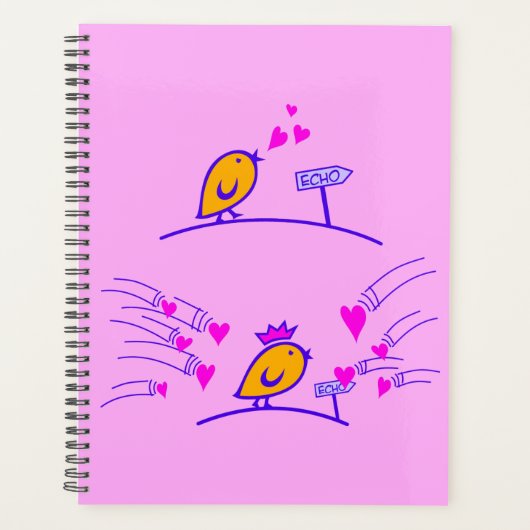 LOVE ECHO - Strips Birds Tweetlercools 3 Planner (Voorkant)