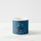 LOVE ECHO - Stripverhalen Vogels Tweetlercools 2 Espresso Kop (Voorkant)