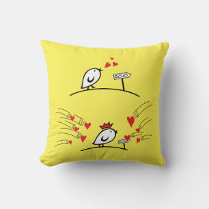 LOVE ECHO - Stripvogels Tweetlercools 1 Kussen