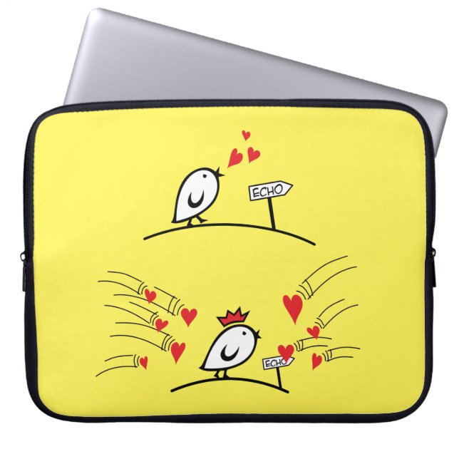 LOVE ECHO - Stripvogels Tweetlercools 1 Laptop Sleeve (Voorkant)