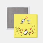 LOVE ECHO - Stripvogels Tweetlercools 1 Magneet (Voorkant / Achterkant)