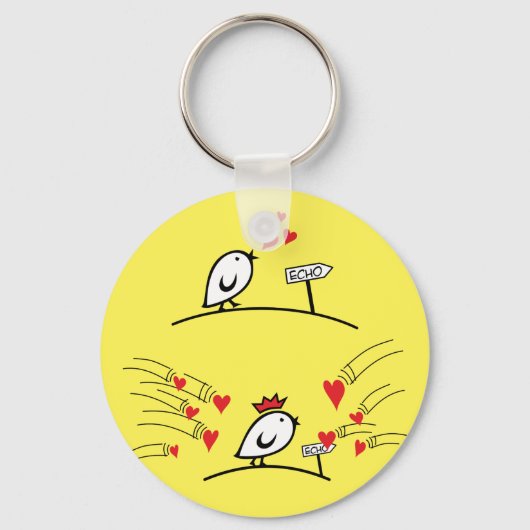 LOVE ECHO - Stripvogels Tweetlercools 1 Sleutelhanger (Voorkant)