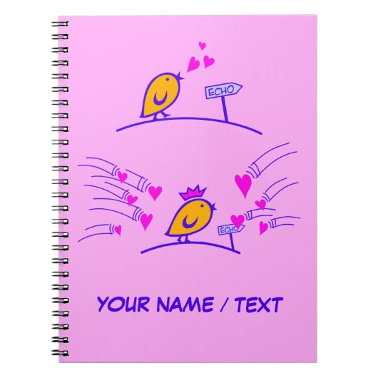LOVE ECHO - Stripvogels Tweetlercools 3 Notitieboek (Voorkant)