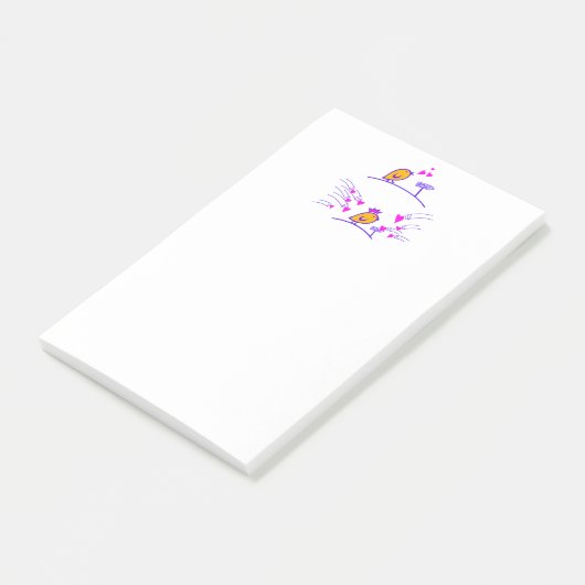 LOVE ECHO - Stripvogels Tweetlercools 3 Post-it® Notes (Schuin)