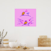 LOVE ECHO - Stripvogels Tweetlercools 3 Poster (Keuken)