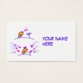 LOVE ECHO - Stripvogels Tweetlercools 3 Visitekaartje (Voorkant)