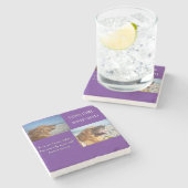 Love Echoes Through Time Stenen Onderzetter (Zijkant)