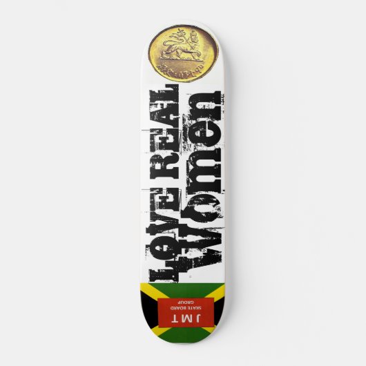 LOVE ECHTE VROUWEN Skateboard (Voorkant)