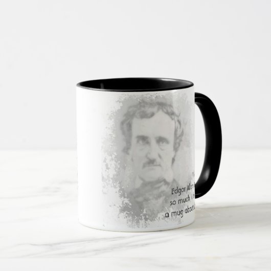 Love Edgar Allan Poe Zo veel vun Quote Mok (Voorkant rechts)